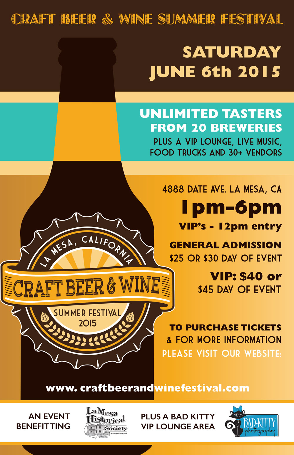 Craft Beer & Wine Summer Festival - La-Mesa - June 6, 2015